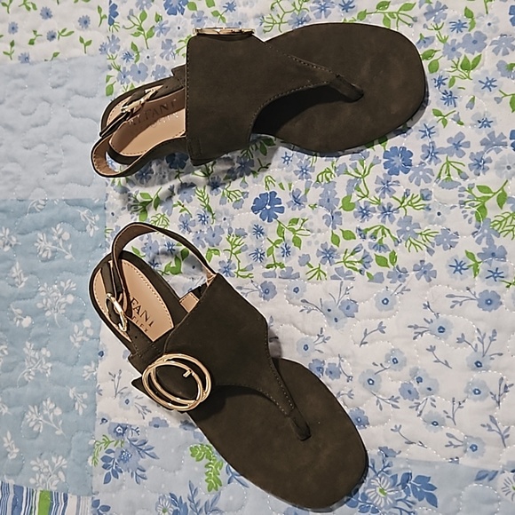 ALFANI STEP N FLEX TATUMM THONG WEDGE SANDALS 5M - Picture 5 of 7